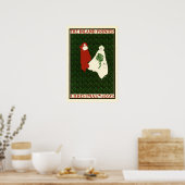 Poster Imprimante intérieure 1895 Noël Will Bradley Art (Cuisine)