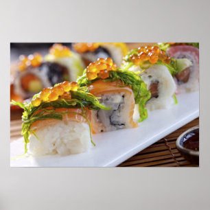 Poster Imprimantes d'affiche de sushi