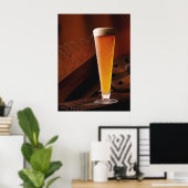 Poster Imprimantes d'affiches de bière en ambre (Bureau à domicile)