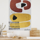 Poster Imprimantes d'art Abstrait moderne (Cuisine)