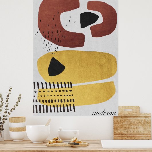 Poster Imprimantes d'art Abstrait moderne (Cuisine)