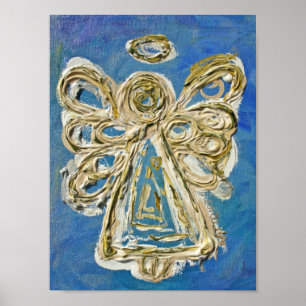 Poster Imprimantes d'art de l'affiche Blue Guardian Angel