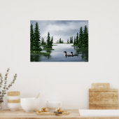 Poster Imprimantes d'art du plongeon huard (Cuisine)