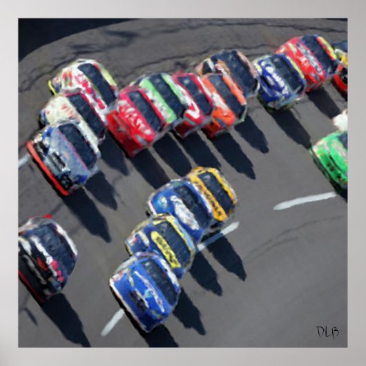 Poster Imprimantes de course (Devant)