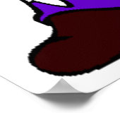 POSTER IMPRIMANTES DE L'ASSISTANT - IMAGINAIRE - PURPLE - (Coin)