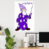 POSTER IMPRIMANTES DE L'ASSISTANT - IMAGINAIRE - PURPLE - (Bureau à domicile)