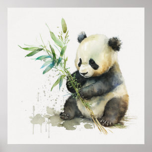 Poster Imprimantes pour bébé animal pour la pépinière, af