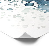 Poster Imprimantes pour bébé animal pour la pépinière, af (Coin)