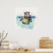 Poster Imprimantes pour bébé animal pour pépinière, affic (Cuisine)