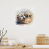 Poster Imprimantes pour bébé animal pour pépinière, affic (Cuisine)