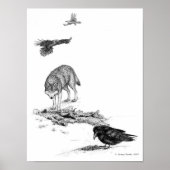 Poster Imprimantes Wolf et Ravens (Devant)