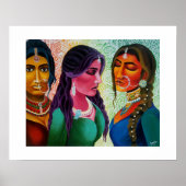 Poster Imprimations indiennes de Brides (Devant)