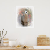 Poster Imprimé Alpaca automne (Cuisine)