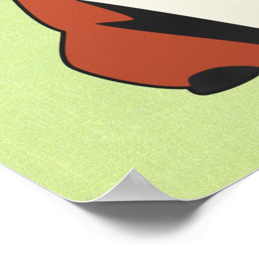 Poster Imprimé Baby Fox (Coin)