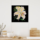 Poster imprimé botanique de qualité supérieure pour tigre (Cuisine)