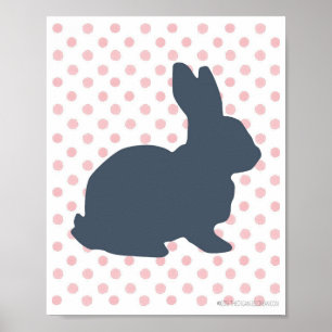 Poster Imprimé Bunny de Pâques