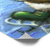 Poster imprimé chipmunk (Coin)