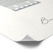 Poster Imprime d'affirmation pour enfants heureux toutiga (Coin)