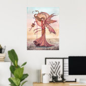 Poster Imprimé d'art fantastique de la fée du soleil (Bureau à domicile)