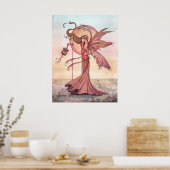 Poster Imprimé d'art fantastique de la fée du soleil (Cuisine)