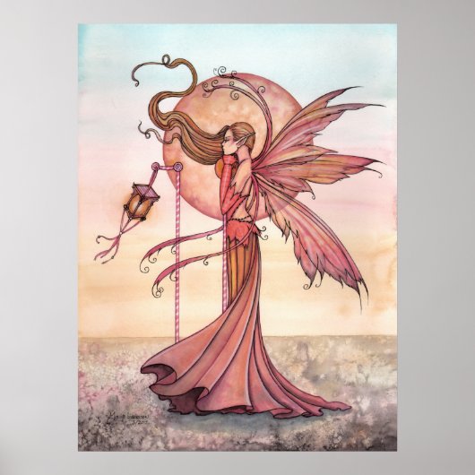 Poster Imprimé d'art fantastique de la fée du soleil (Devant)