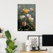 Poster Imprimé d'art mural Ranunculus, Antique Spring (Bureau à domicile)