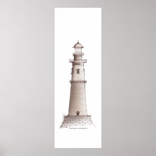 Poster imprimé d'art phare 18, tony fernandes (Devant)