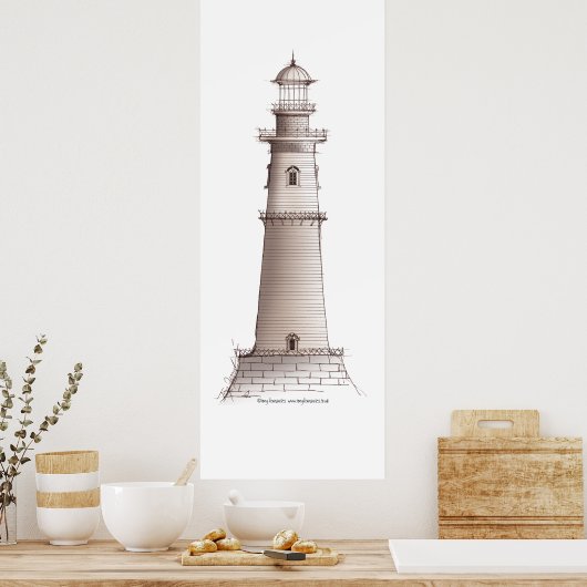 Poster imprimé d'art phare 18, tony fernandes (Cuisine)