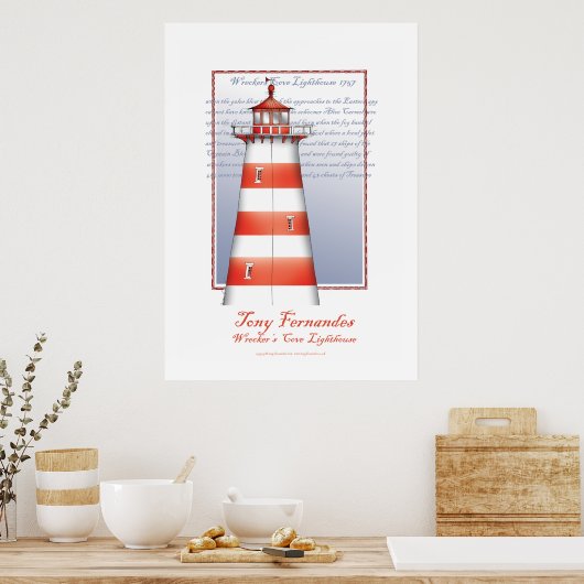 Poster imprimé d'art phare no 2, tony fernandes (Cuisine)
