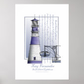 Poster imprimé d'art phare no 3, tony fernandes (Devant)