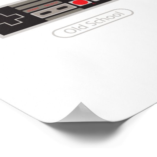 Poster Imprimé de l'ancienne école (Coin)