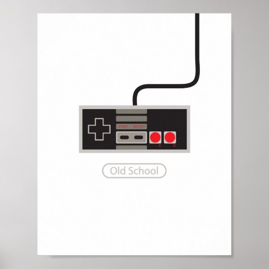 Poster Imprimé de l'ancienne école (Devant)