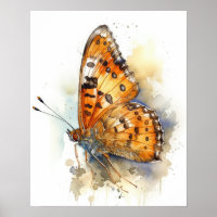 Poster imprimé de l'Empereur Tawny