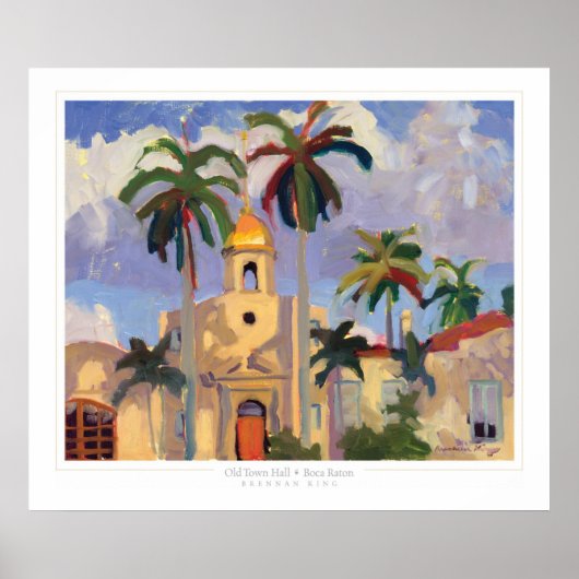 Poster Imprimé de l'hôtel de ville (Devant)