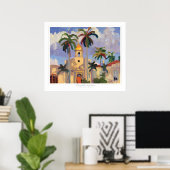 Poster Imprimé de l'hôtel de ville (Bureau à domicile)