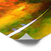 Poster imprimé de peinture Abstraite d'Asie orient (Coin)