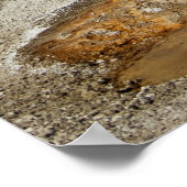 Poster Imprimé de terrains peints (Coin)