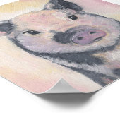 Poster imprimé de Toby the Piglet (Coin)