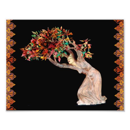 Poster imprimé Dryad Automne (Devant)