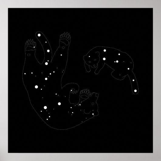 Poster Imprimé Espaces (Devant)