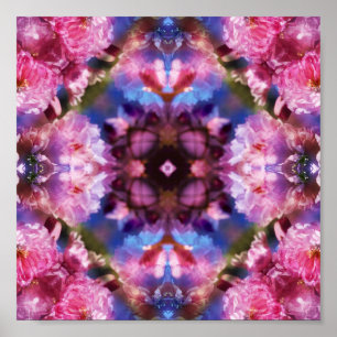 Poster Imprimé japonais Cherry Kaleido
