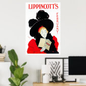Poster imprimé : Lippincott's February (Bureau à domicile)