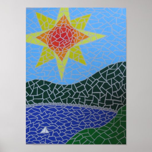 Poster Imprimé ou toile méditerranéen (Devant)