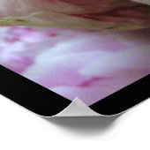 Poster imprimé Pale Pink Peony Blossom (Coin)