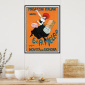 Poster imprimé par Cappiello - Magazzini Italiani (Cuisine)