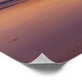 Poster Imprimé photo en couleur du soleil de la plage d'O (Coin)