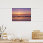 Poster Imprimé photo en couleur du soleil de la plage d'O (Cuisine)