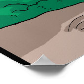 Poster imprimé serpent farci 02 (Coin)