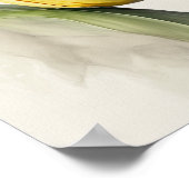 Poster imprimé Tulipes Jaunes (Coin)
