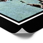 Poster Imprimé Vintage Miami Beach (Coin)